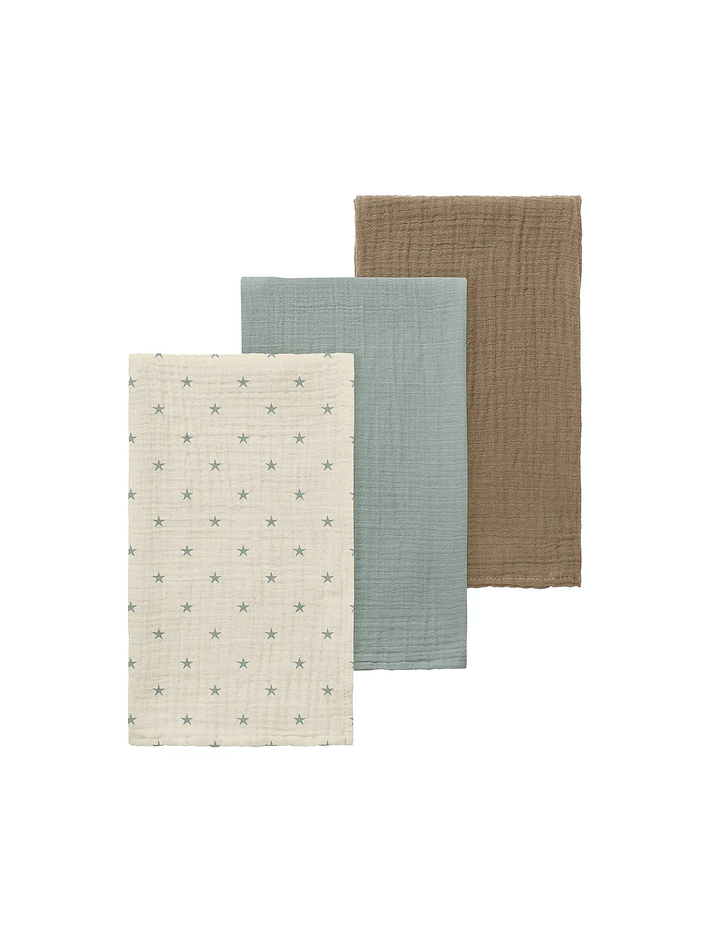 LIL ATELIER | Baby Stoffwindel - Multuch NBNFERGIE 3er Pkg. vapor blue | beige